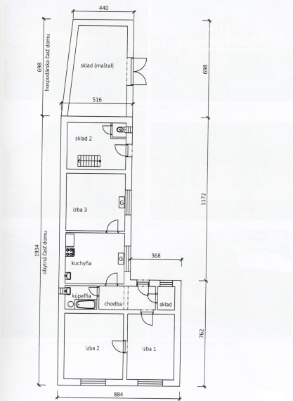 1 992 m² pozemok + rodinný dom pri Trenčíne