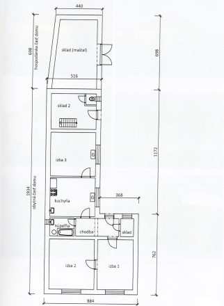 1 992 m² pozemok + rodinný dom pri Trenčíne - fotografia 10
